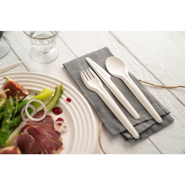 Sabert Recyclable Paper Cutlery Fork (1000 Pack) cu494