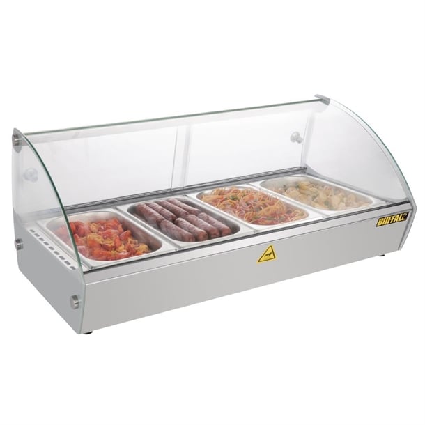 Buffalo Countertop Heated Food Display 800mm cw147