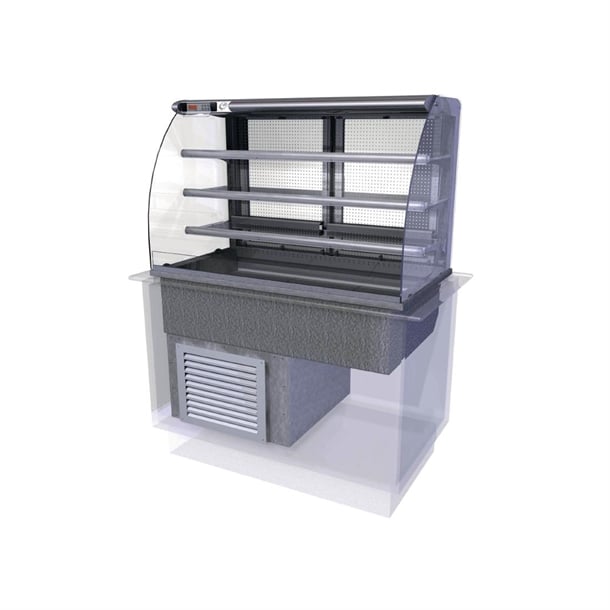 CED Designline Drop In Multideck with Rear Doors 1525mm cw657