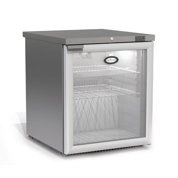 Foster 1 Glass Door 200Ltr Undercounter Fridge HR200G 13/114 cw736-se