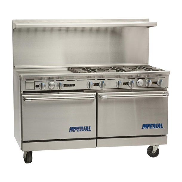 Imperial IR6G24 6 Burner, Griddle & Oven Range cx156