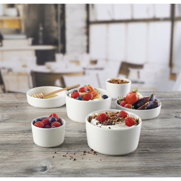 Churchill Super Vitrified Nourish Straight Sided Dishes White 6oz (12 Pack) cx632