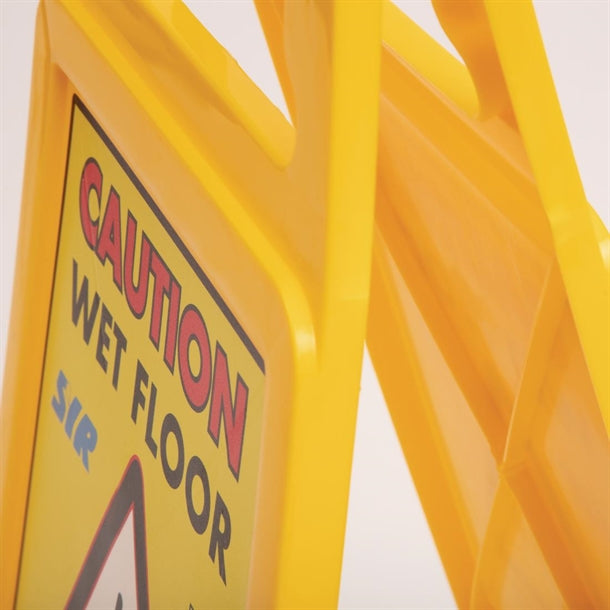 SYR Safe Guard Non-Tip Wet Floor Safety Sign cy562