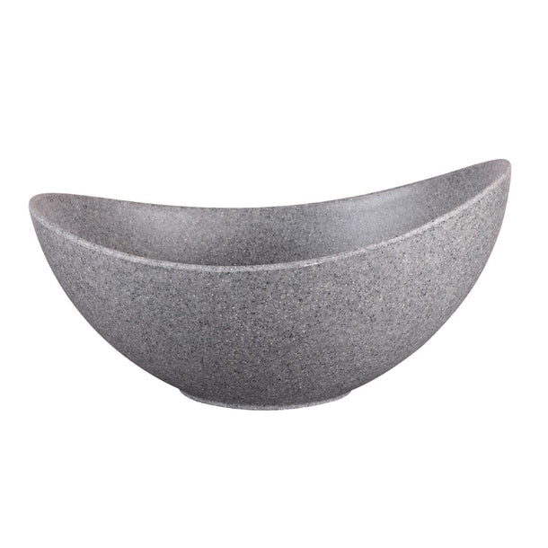 Churchill Melamine Moonstone Bowls Granite 355mm (2 Pack) cy770