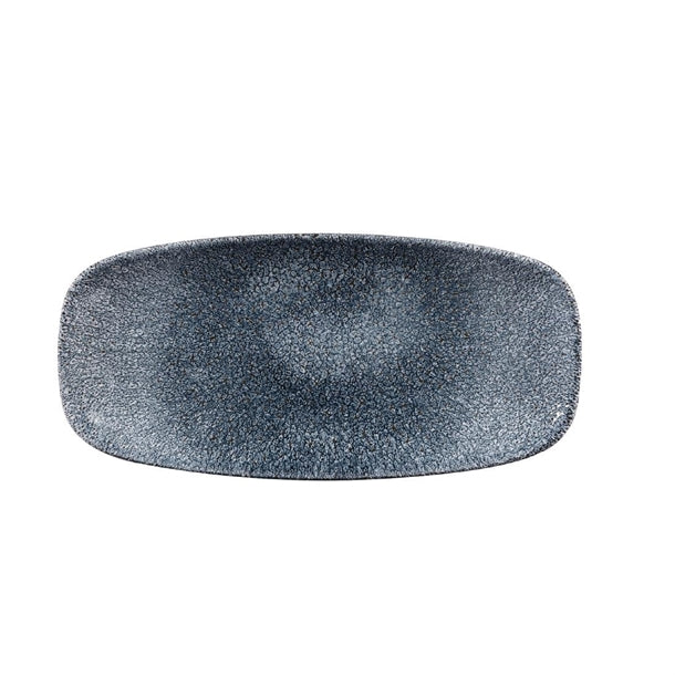 Churchill Studio Prints Raku Rectangular Plates Topaz Blue 269mm (12 Pack) cy902