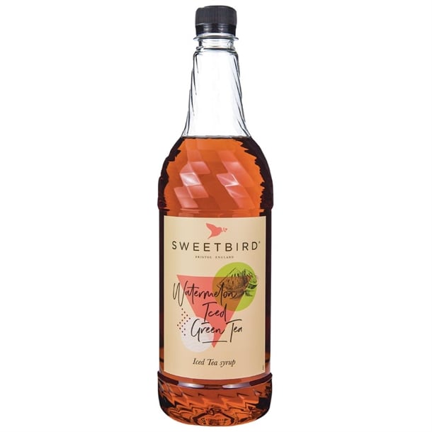 Sweetbird Watermelon Iced Green Tea Syrup 1Ltr cz272