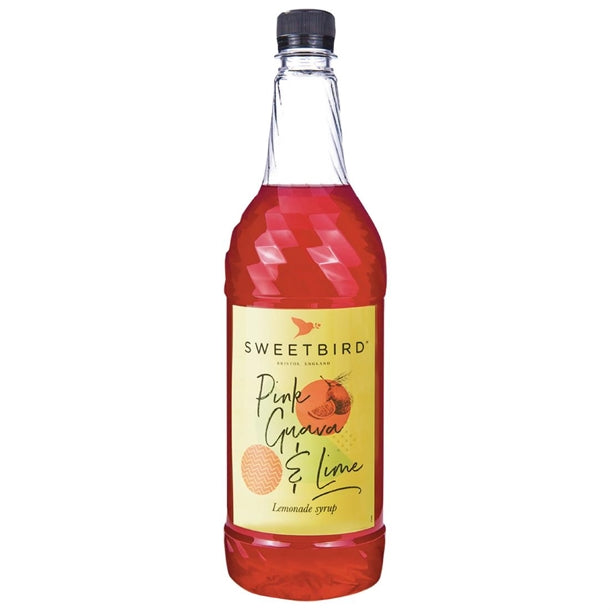 Sweetbird Pink Guava & Lime Lemonade Syrup 1Ltr cz281