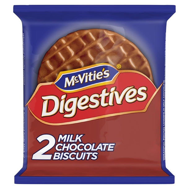 McVitie's Milk Chocolate Digestives Twin Biscuit Packs (24 x 2 Biscuits) cz289