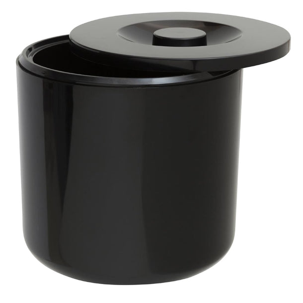 Beaumont Insulated Round Ice Bucket Black cz455