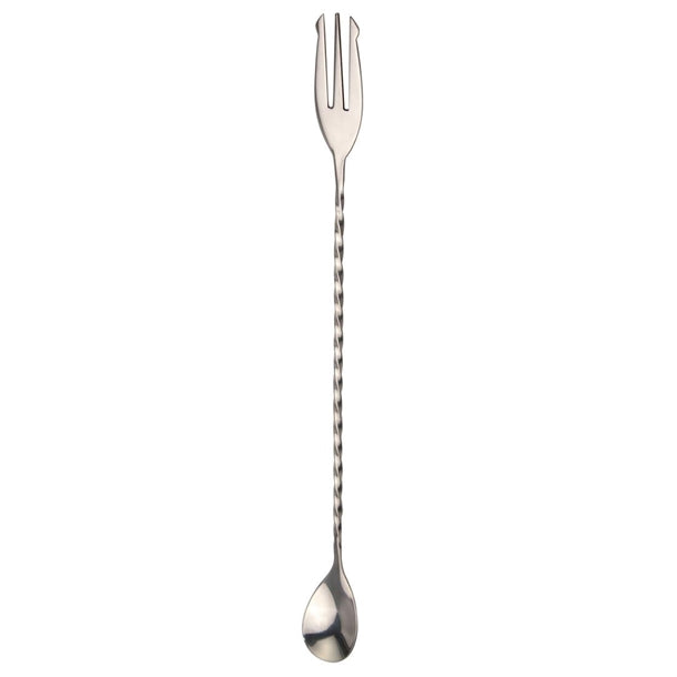 Beaumont Mezclar Cocktail Spoon With Fork cz544