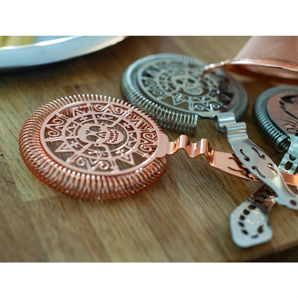 Beaumont Copper Plated Skull Throwing Strainer cz661