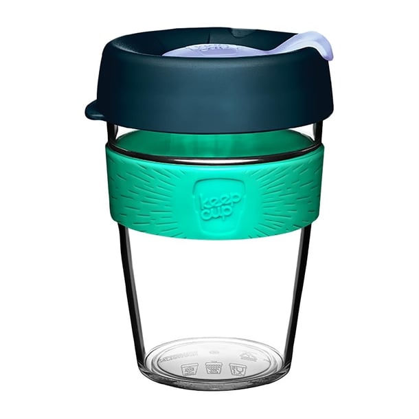KeepCups Clear Reusable Cups Eventide 12oz cz744