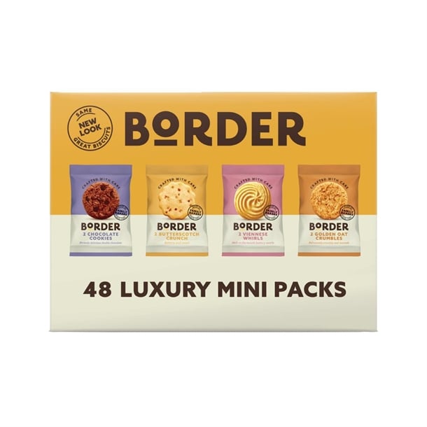 Border Mini-Pack Biscuit Assortment 4 Varieties (48 Twin Packs) cz748