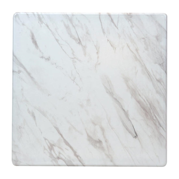 Square Laminate Table Top Marble Effect p_cz846