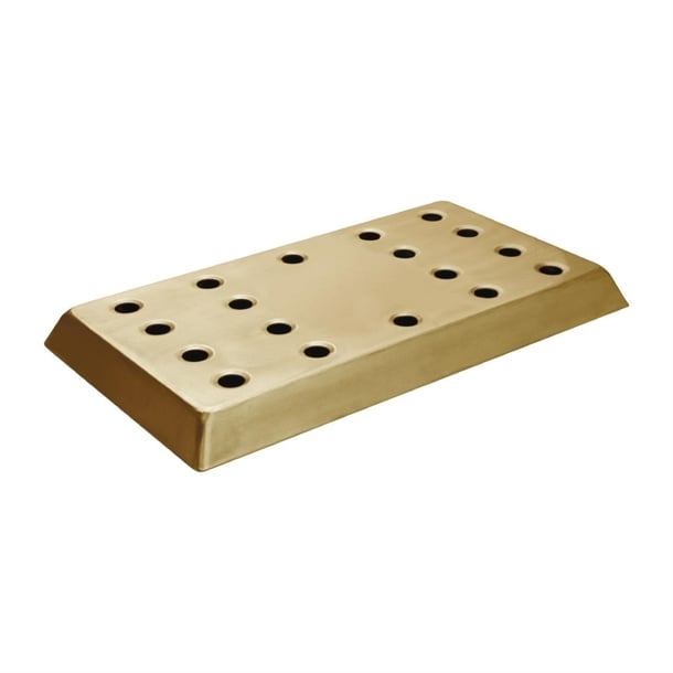 Beaumont Bar Drip Tray Brass d823