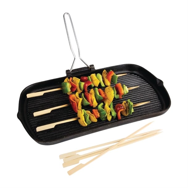 Fiesta Compostable Bamboo Paddle Skewers 210mm (100 Pack) db497