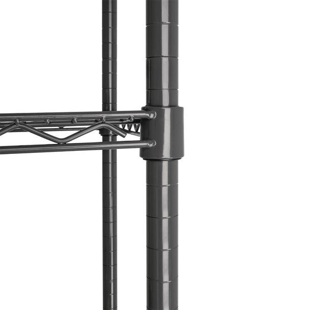 Nisbets Essentials 3 Tier Coated Shelving Unit 1820 x 915 x 457mm dc819