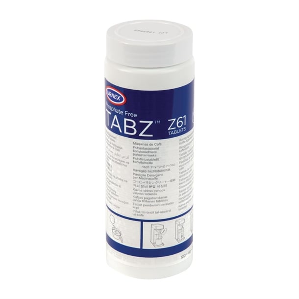 Urnex Tabz Coffee Equipment Cleaner Tablets 4g (120 Pack) cx510