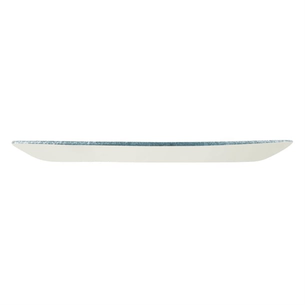 Churchill Studio Prints Raku Oblong Plates 355mm Topaz Blue (6 Pack) de880