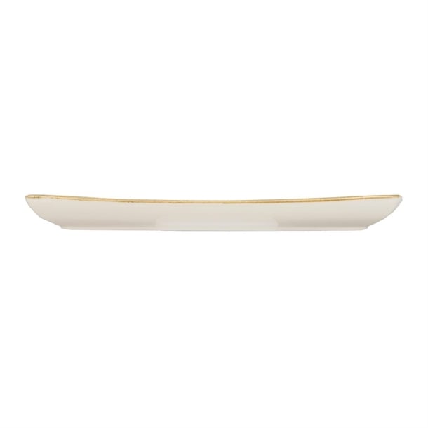 Churchill Stonecast Rectangular Plates Barley White 295 x 150mm (12 Pack) dk528