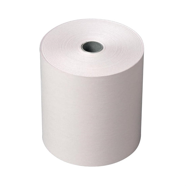 Olympia Non-Thermal 2ply White and Pink Till Roll 76 x 71mm (20 Pack) dk595