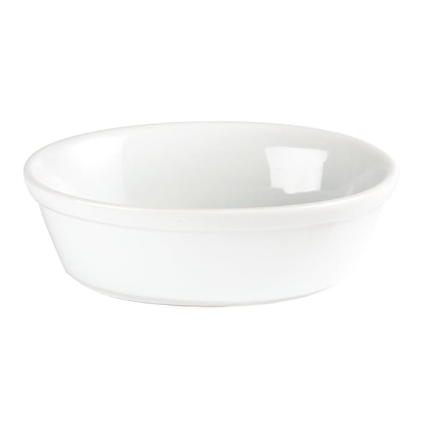 Olympia Whiteware Oval Pie Bowls 161mm (6 Pack) dk807