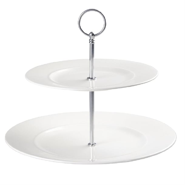 Churchill Alchemy 2 Tier Plates Tower (2 Pack) dk998