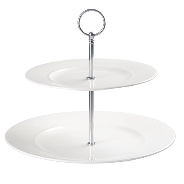 Churchill Alchemy 2 Tier Plates Tower (2 Pack) dk998
