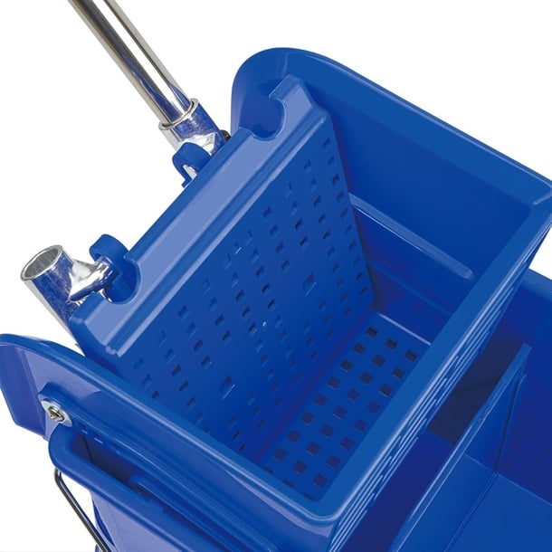 Jantex Kentucky Mop Bucket and Wringer 15Ltr Blue dl913