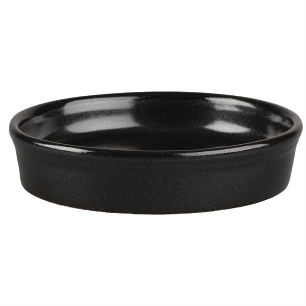 Churchill Mediterranean Mezze Dishes Black 110mm (12 Pack) dn507
