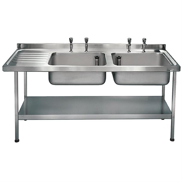 KWC DVS Double Sink Left Hand Drainer p_p052