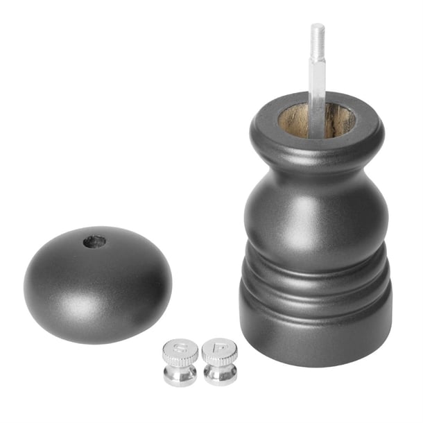 Olympia Salt Or Pepper Grinder Grey Hevea Wood 125mm dn650