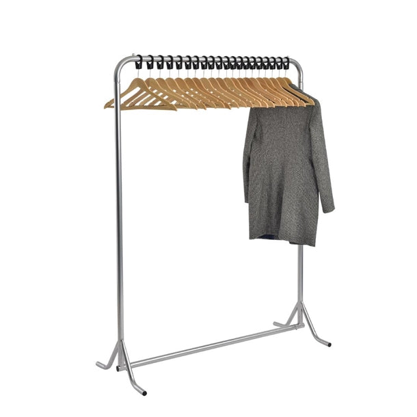 Meeting Room Coat Rack with 20 wood Hangers dp711
