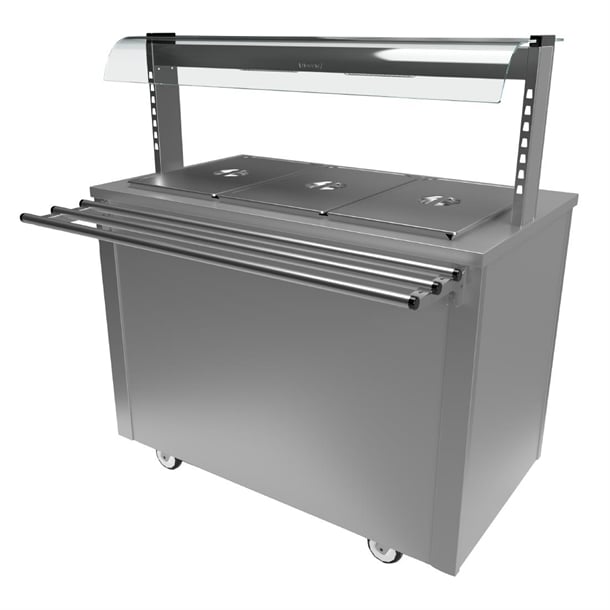 Moffat Versicarte Pro Hot Food Service Counter With Bain Marie VC3BM dr408