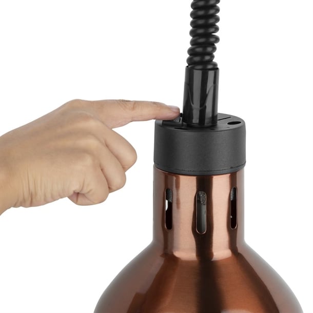 Buffalo Retractable Heat Shade Copper Finish dr757