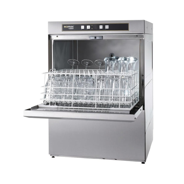 Hobart Ecomax Glasswasher G504S with Water Softener dw253-mo