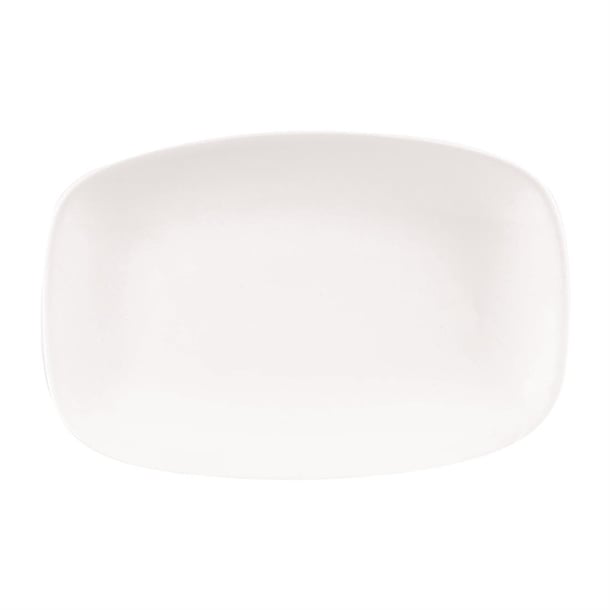 Churchill X Squared Oblong Plates White 157 x 237mm (12 Pack) dw342