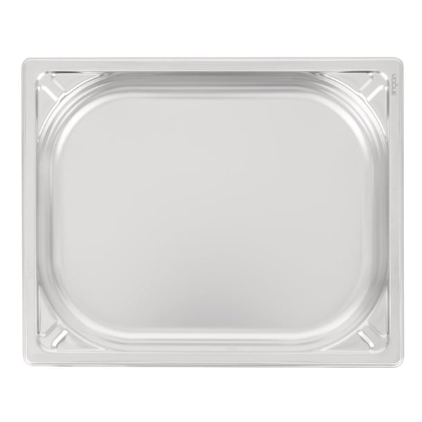 Vogue Heavy Duty Stainless Steel 1/2 GN Pan 40mm dw437