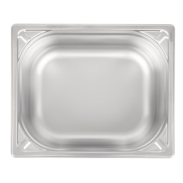 Vogue Heavy Duty Stainless Steel 1/2 Gastronorm Tray 150mm dw440