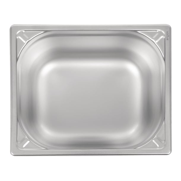 Vogue Heavy Duty Stainless Steel 1/2 Gastronorm Tray 200mm dw441