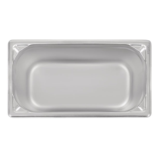 Vogue Heavy Duty Stainless Steel 1/3 Gastronorm Tray 200mm dw445