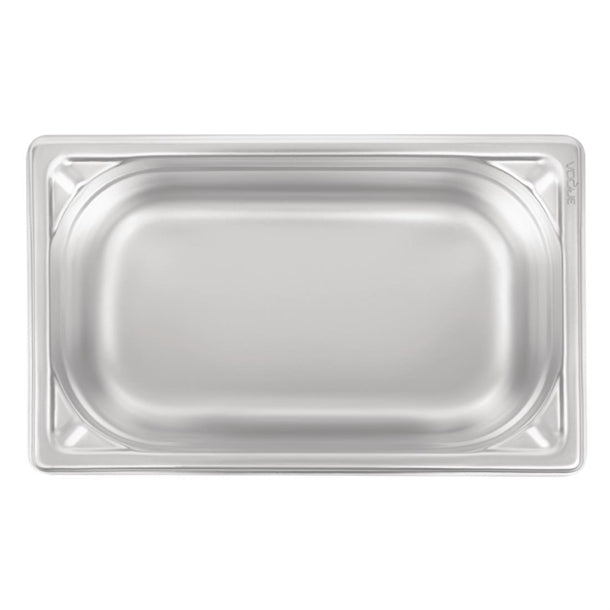 Vogue Heavy Duty Stainless Steel 1/4 Gastronorm Tray 100mm dw447