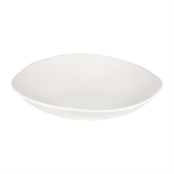 Churchill Alchemy Buffet Melamine Trace Bowls White 320mm (4 Pack) dw763