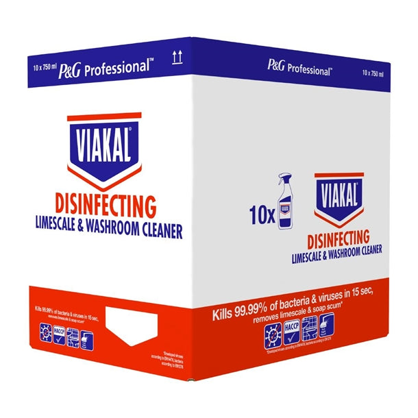 Viakal Professional Limescale Remover Spray 750ml (10 Pack) dx570