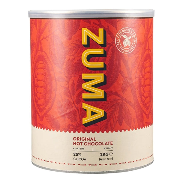 Zuma Original Hot Chocolate (25% Cocoa) 2kg Tin dx616