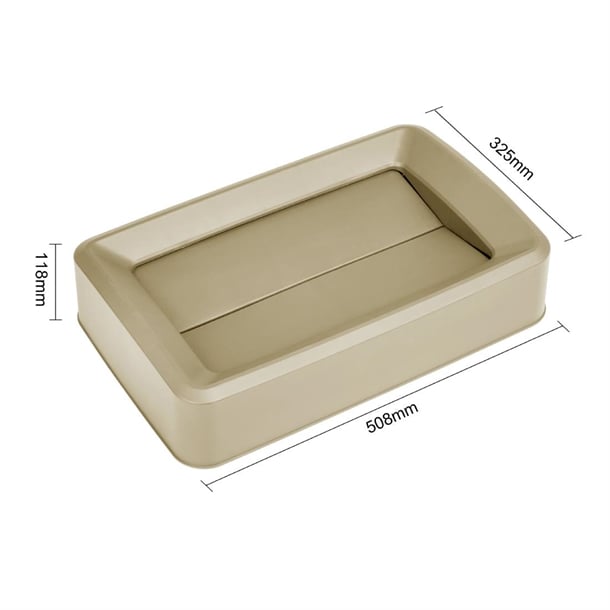 Jantex 60/80ltr Slim Bin Lid Beige dx967