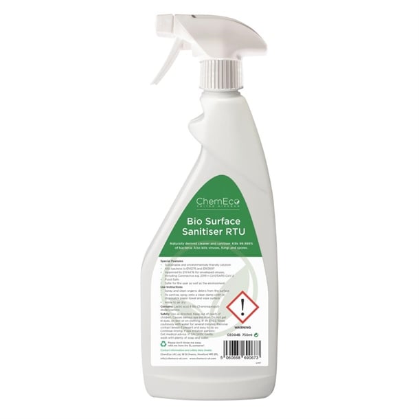 Bio Surface Sanitiser RTU 750ml cx941