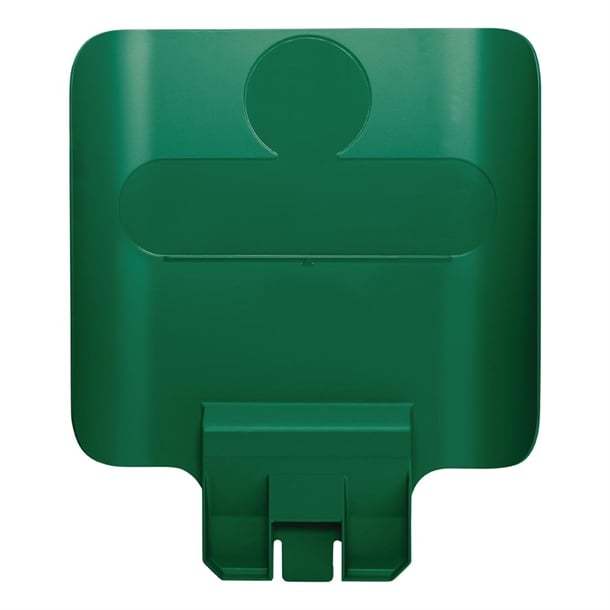 Rubbermaid Slim Jim Recycling Station Billboard Green dy102