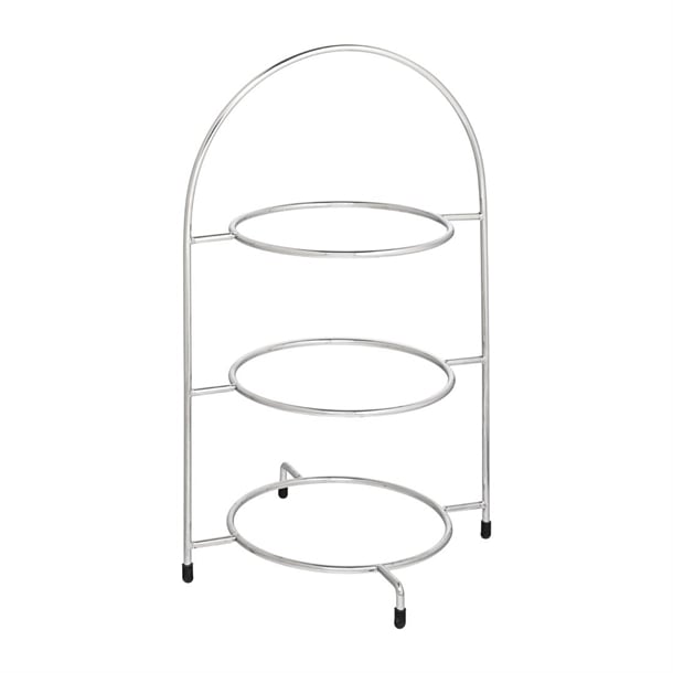 Utopia Chrome Three Tier Cake Stand 240mm dy297