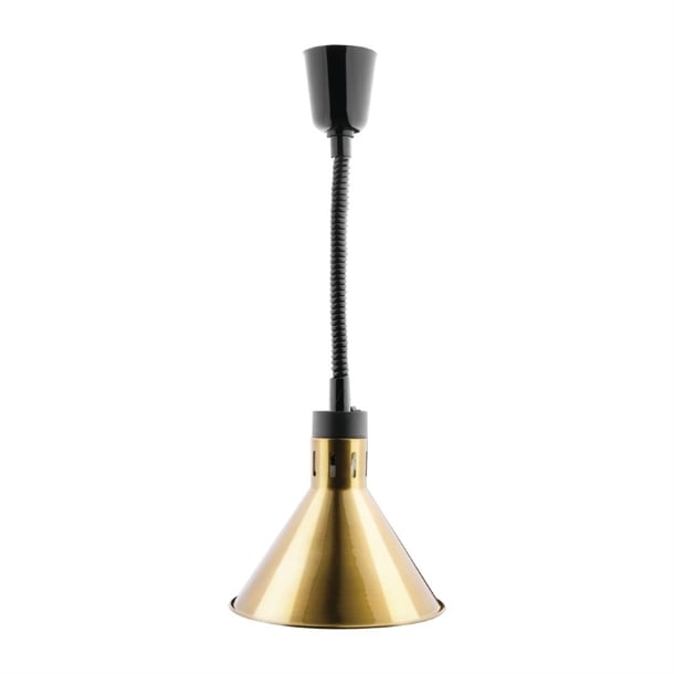 Buffalo Conical Retractable Heat Shade Pale Gold Finish dy465